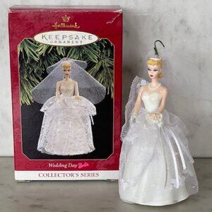 HALLMARK 1997 Collectors Series Wedding Day Barbie Keepsake Ornament IOB